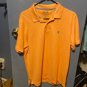 Mens Medium Izod Advantage Performancr Natural Stretch Polo Shirt